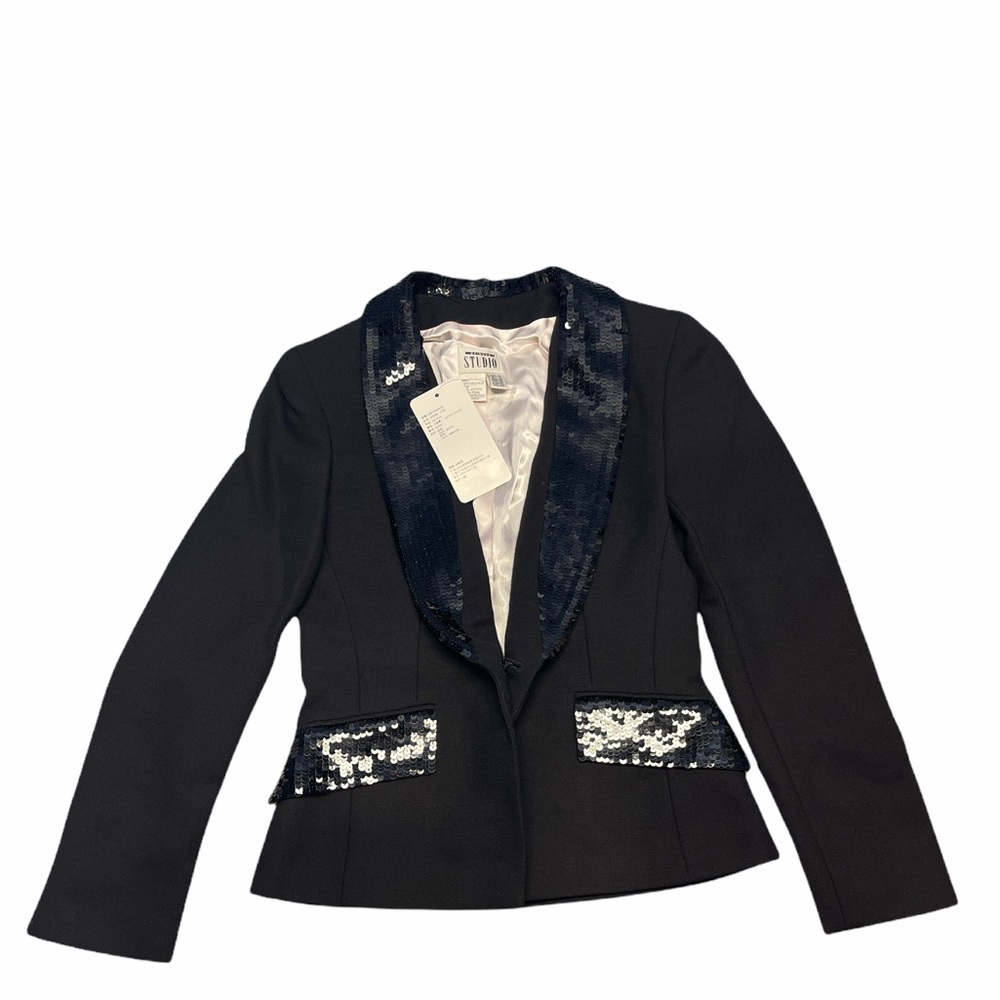 Episode Studio Black Sequin Accent Blazer. Size 4